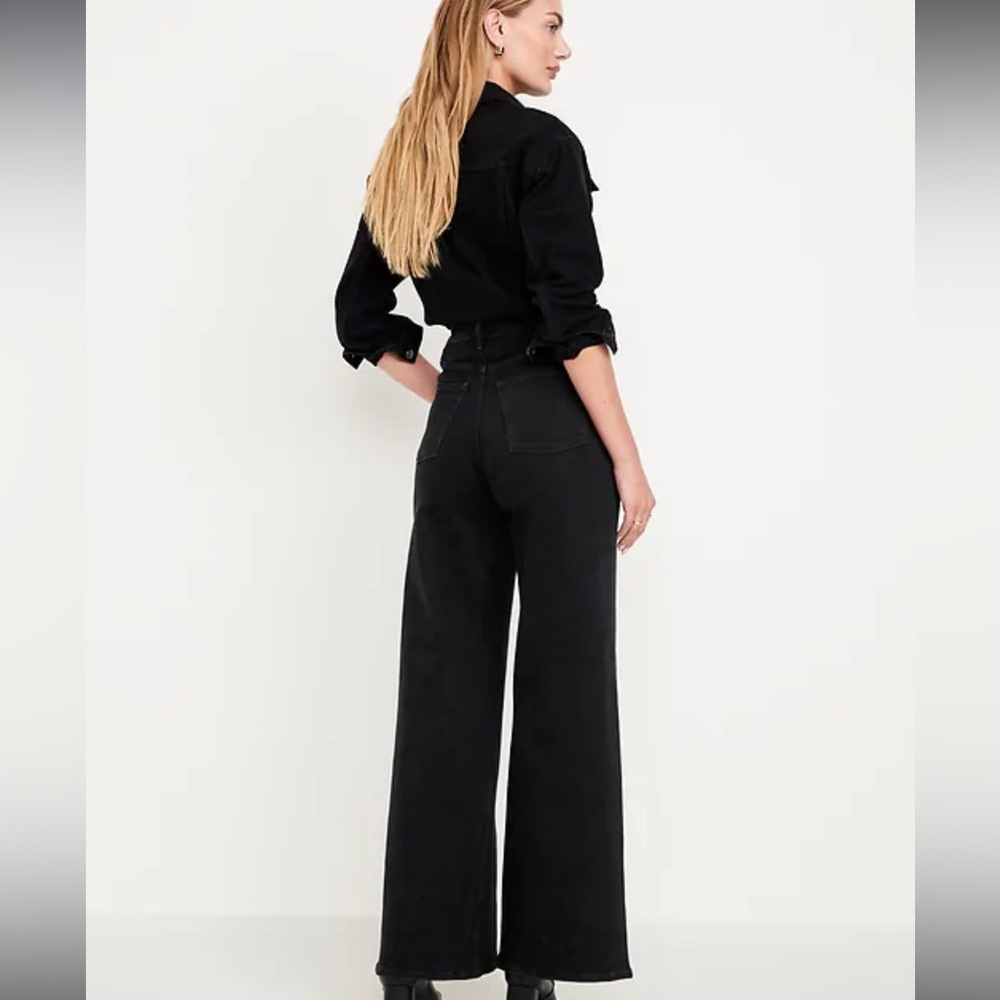 Old Navy Black WOW Wide Leg Women's Jeans